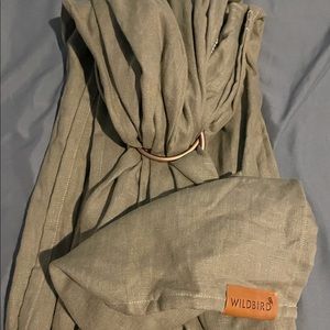 Double layer linen wildbird ring sling